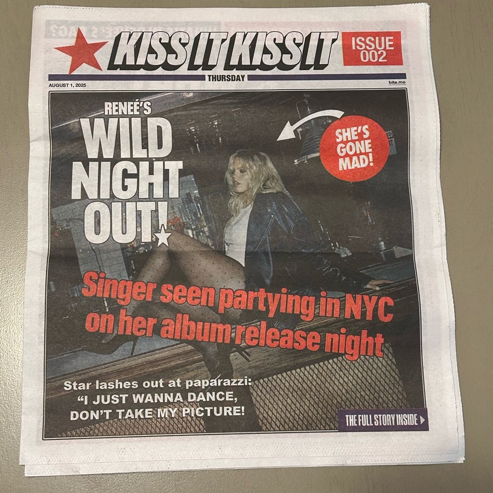 Renee Rapp Newspaper Issue 2